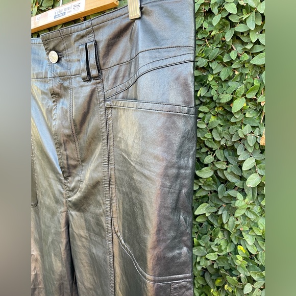 Isabel Marant Étoile | Faux-Leather Tessini Pants | US10 - Picture 6 of 12